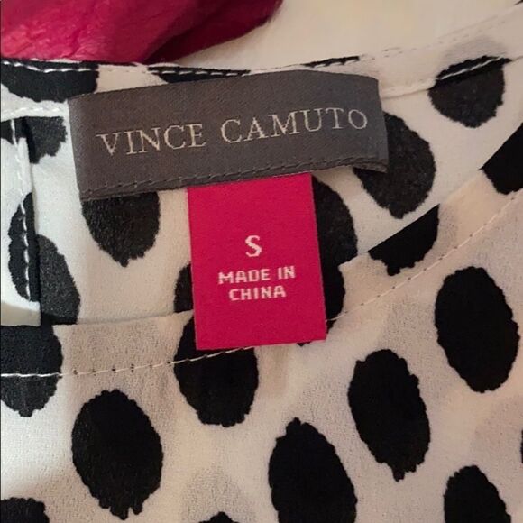 Vince Camuto Polka Dot Blouse - Picture 2 of 8